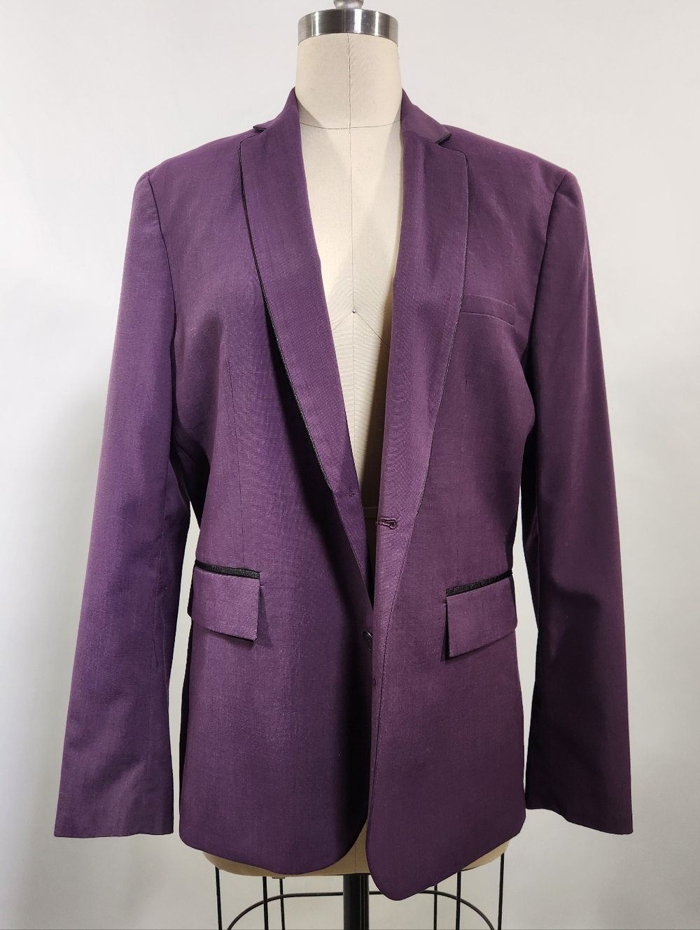 INC International Concepts Purple Skull-Lined Jacket